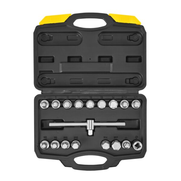 Set Extractor De Tapones De Cárter X18 Pzs Encastre 3/8″