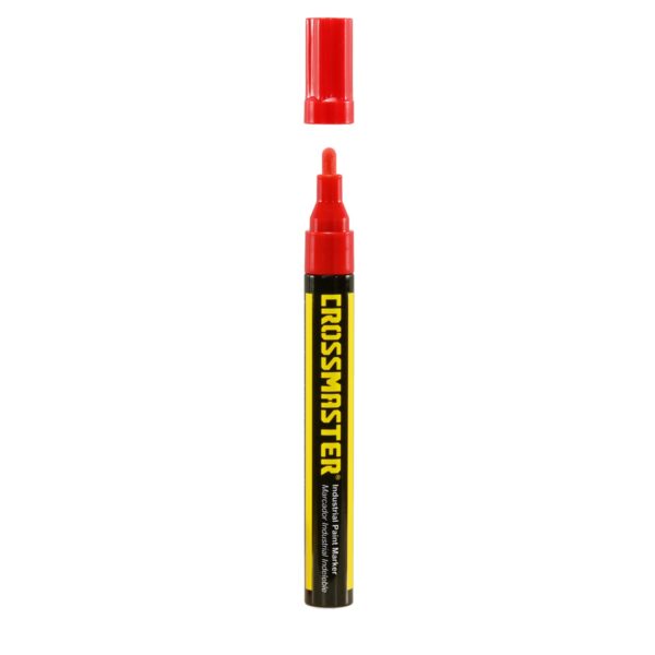 Marcador Industrial Indeleble Rojo