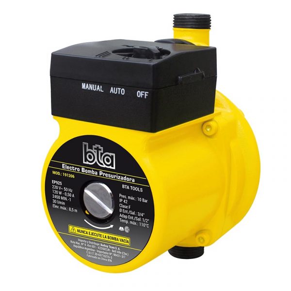 191206 BOMBA PRESURIZADORA 10Bar 10m 120W